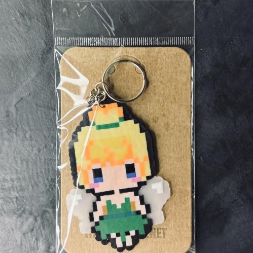 ميدالية تنكر بيل Tinker Bell Keychain Charm Handma...