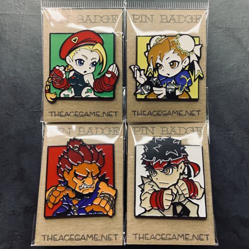 بروش ستريت فايتر Pin Badge Street Fighter