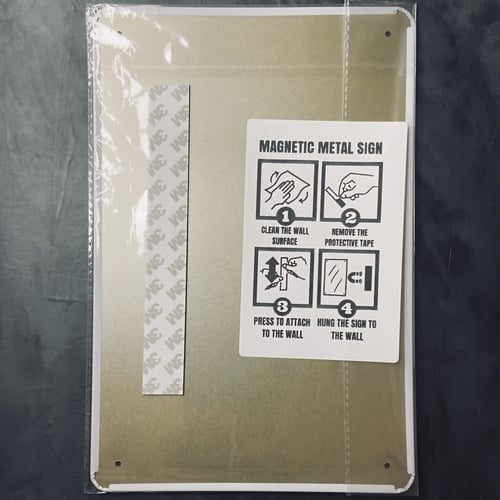 ‎لوحة معدنية مغناطيسية وجه الشبح Magnetic Metal Si...