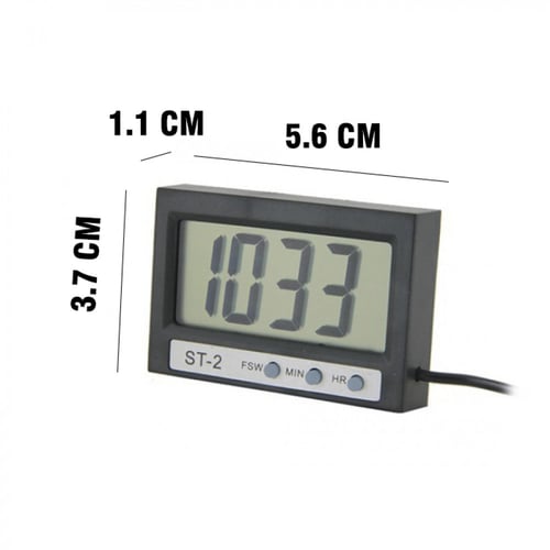 ساعة ومقياس حرارة