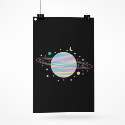 لوحة المونيوم بتصميم فضاء