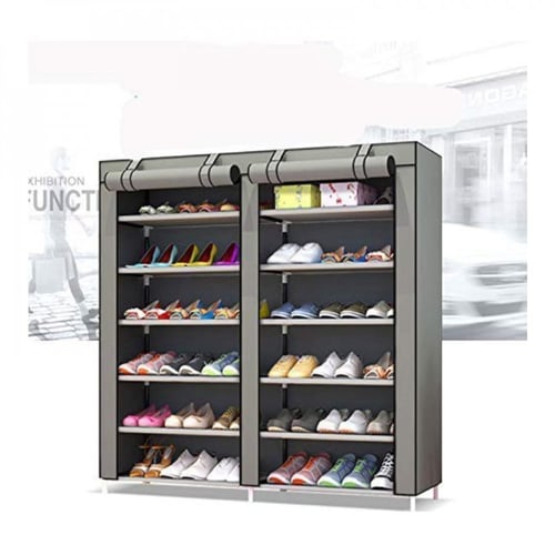 خزانة احذية قماش, دولاب جزم بمقاس 120*30*110سم, خز...