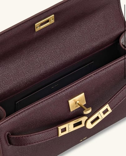 Jw pei- Noor Top Handle Bag - Deep Burgundy