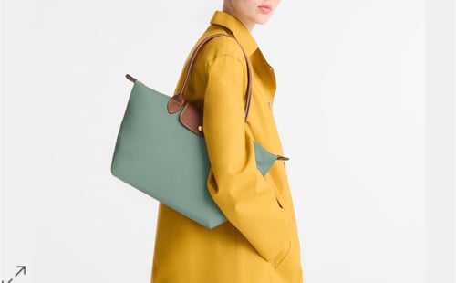 LONGCHAMP LE PLIAGE ORIGINAL M TOTE BAG- اخضر