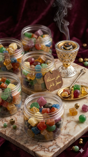 مستكه معطر براوئح مختلفه ومنعشه 60 حبه