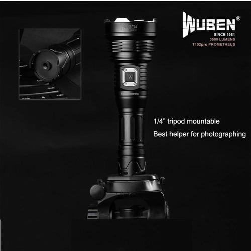 كشاف T102 Pro بقوة 3500 شمعة قابل للشحن