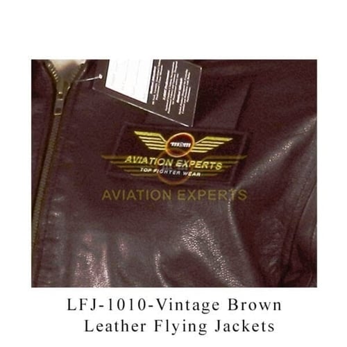 جاكيت طيران A-2 جلدي LFJ-909 بني