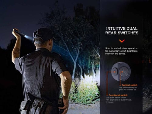 بكج التوفير: كشاف Fenix PD36R Pro (2800 لومن) + كش...
