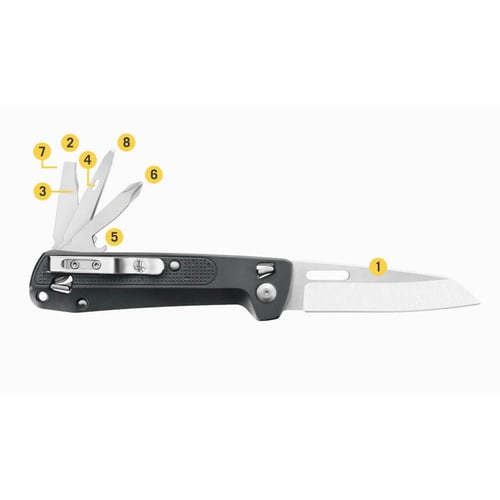 سكين FREE K2 بـ8 وظائف رصاصي 832659