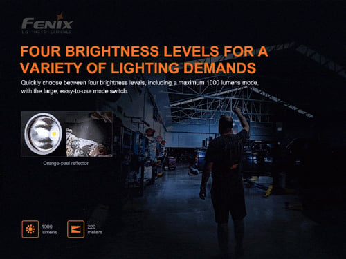كشاف WT25R برأس قابل للتعديل من Fenix