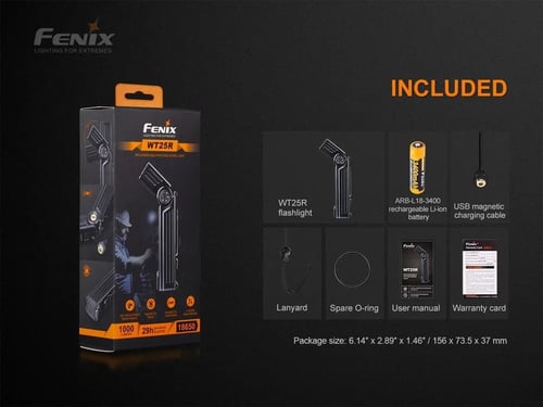 كشاف WT25R برأس قابل للتعديل من Fenix
