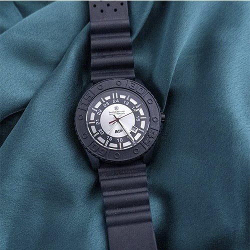 ساعة عسكرية بوليسية تريتيوم سويسري H3 رصاصية M&P S...