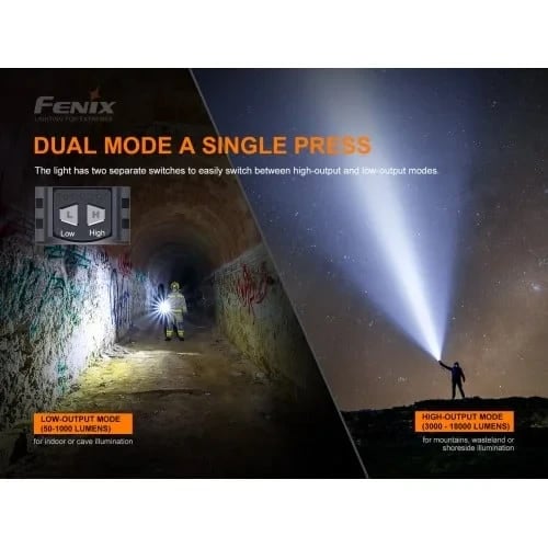 كشاف فينيكس LR80R الأقوى عالمياً | 18000 لومن ومدى...