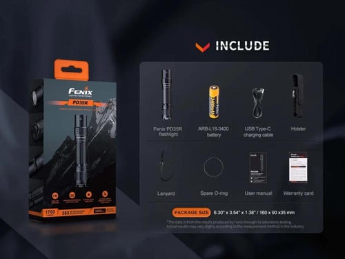 كشاف PD35R قابل للشحن - Fenix