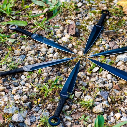 طقم سكاكين رمي 12 قطعة مع شنطة حافظة RC-086-12