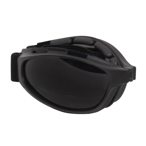 نظارة حماية شمسية قابلة للطي بشريط مطاطي أسود