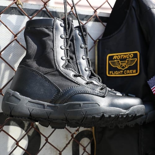 بسطار V-MAX الرياضي التكتيكي 8 بوصات - أسود