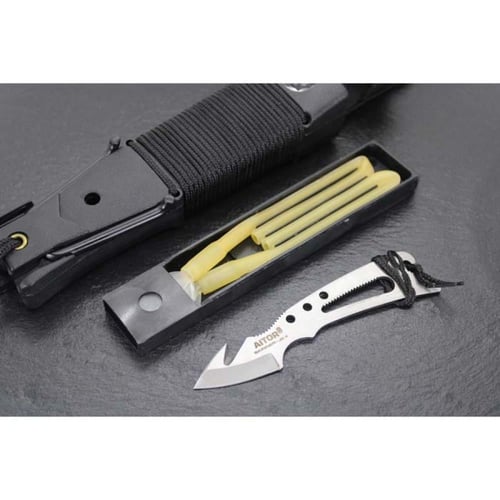 سكين ملك الغابة Jungle King 2 من أيتور نصل أسود 16...