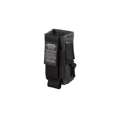 جراب مخزن أحادي قياسي من النايلون أسود