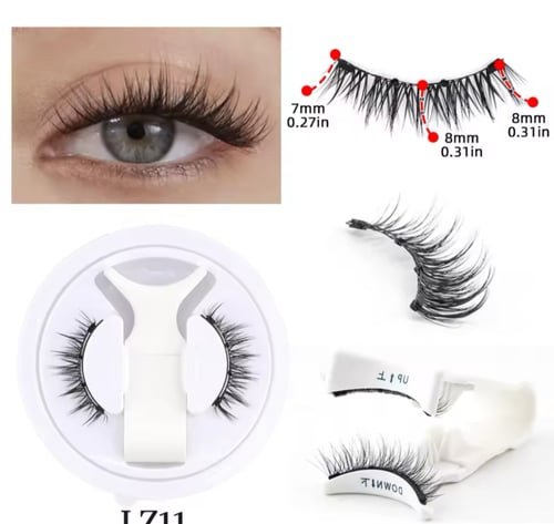 رموش مغناطيسيه مع ملقط