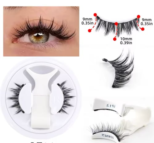 رموش مغناطيسيه مع ملقط