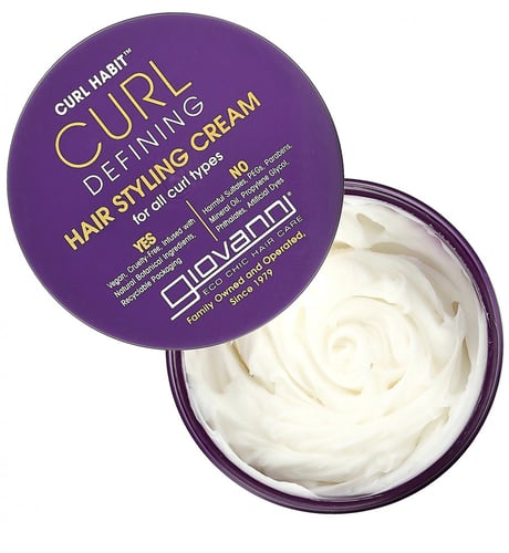 كريم تصفيف الشعر المجعد من جيوفاني لجميع انواع الش...