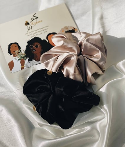 ربطات شعر ساتان ناعم درجة اولى حجم جامبو متوفره بل...