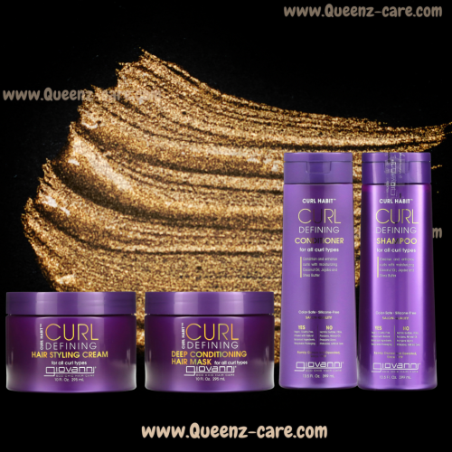 مجموعة جيوفاني المخصصة للشعر المجعد ويفي ,كيرلي ,ك...