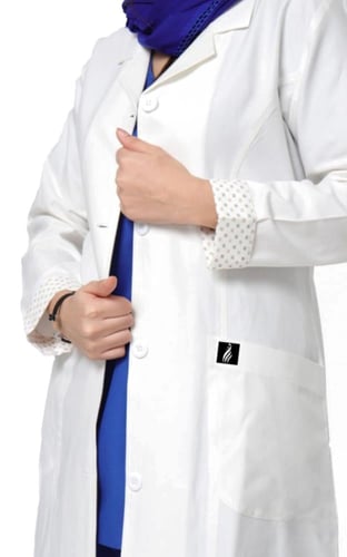 لابكوت طبي نسائي لون أوف وايت طول (38 إنش) شومر |...