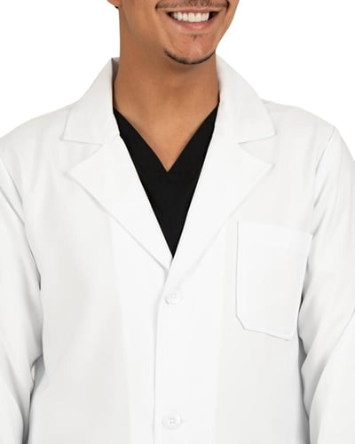 لابكوت طبي رجالي لون أبيض طول ( 32 إنش ) برو | مري...