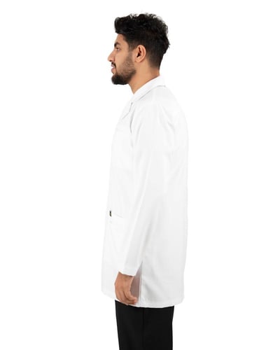لابكوت طبي رجالي لون أبيض طول ( 32 إنش ) MedElite...