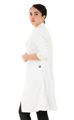 لابكوت طبي نسائي لون أبيض طول (35–38 إنش) هناي | ف...