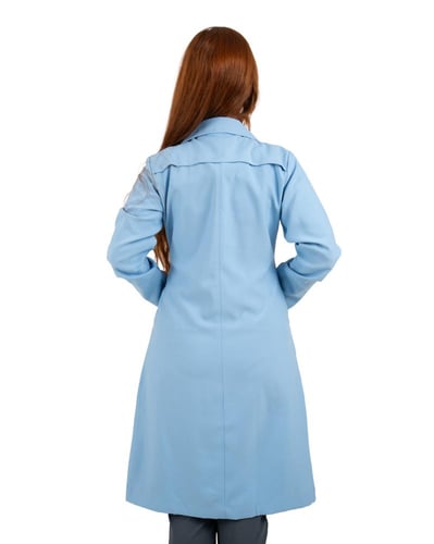 لابكوت لون سماوي طول (38 إنش) ماجستي | مريولي أحلا