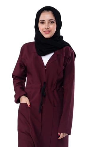 بالطو نسائي عملي لون عودي طول (52–56 إنش) بيور | م...