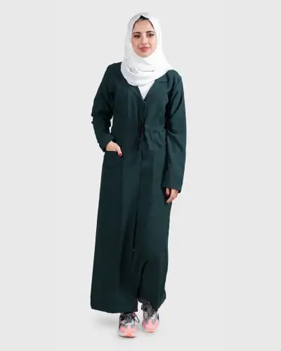 بالطو نسائي عملي لون زيتي طول (52–56 إنش) بيور | م...