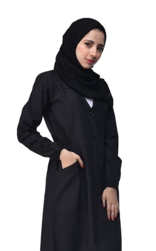 بالطو نسائي عملي لون أسود طول (52–56 إنش) سواريه |...