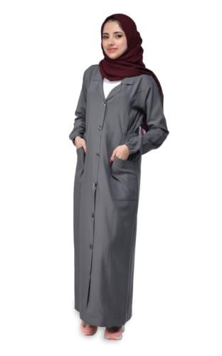 بالطو نسائي عملي لون رصاصي طول (52–56 إنش) سواريه...