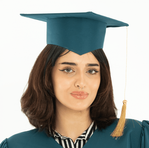 كاب تخرج مطرز أنيق مثلث | مريولي أحلا