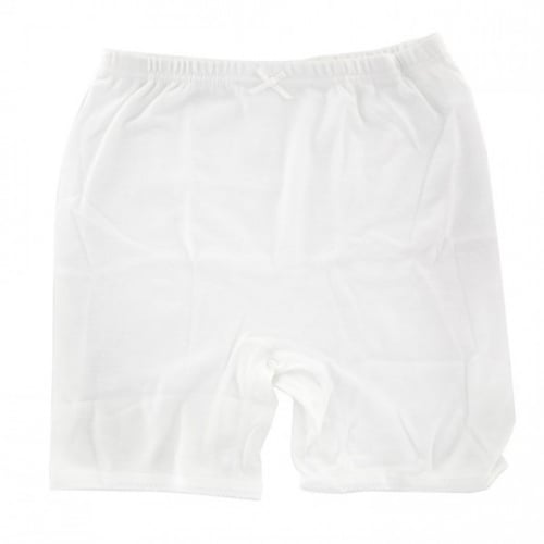 طقم ملابس داخلية للبنات لون أبيض سترة قصيرة وسروال...