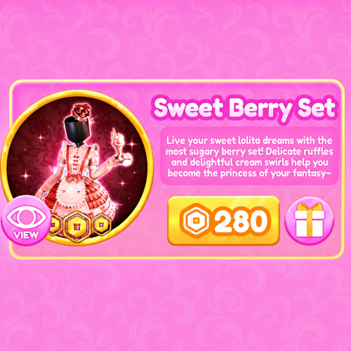 طقم التوت الحلو - Sweet Berry Set