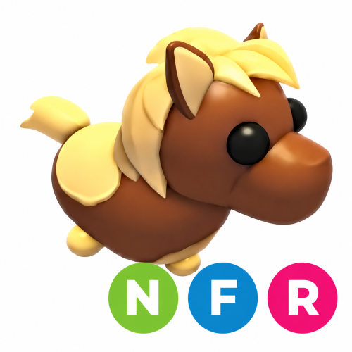 مهر اسكتلندا بني غامق نيون- NFR Shetland Pony Dark...