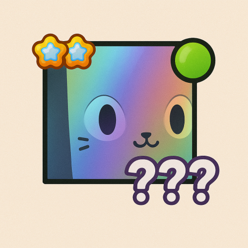 هيوج كات المهرجان ريمبو - Rainbow Festive Cat