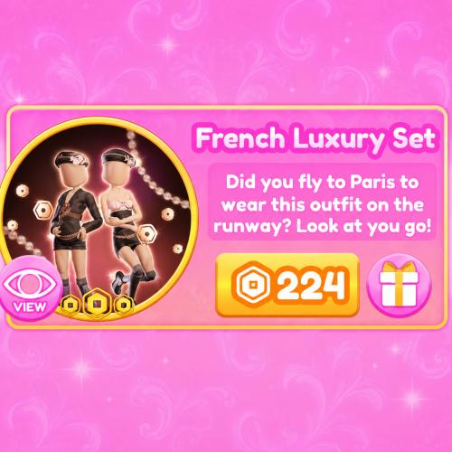 طقم فرنسي فاخر - French Luxury Set