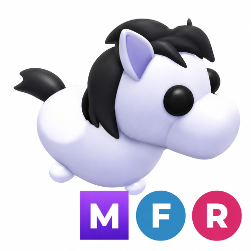 مهر اسكتلندا أبيض ميقا - MFR Shetland Pony White