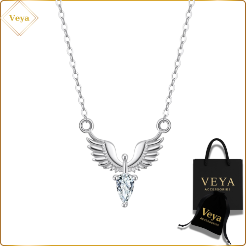 سلسلة مطلية بالذهب من VEYA – تصميم فاخر منقوش بشكل...