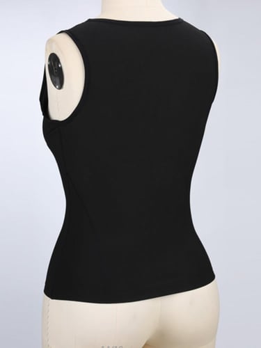 مشد حراري للبطن والظهر مع سحاب