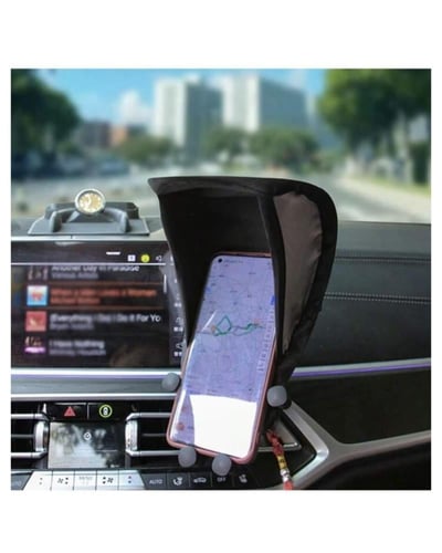 حافظة شمسية رأسية للهاتف المحمول على لوحة القيادة...