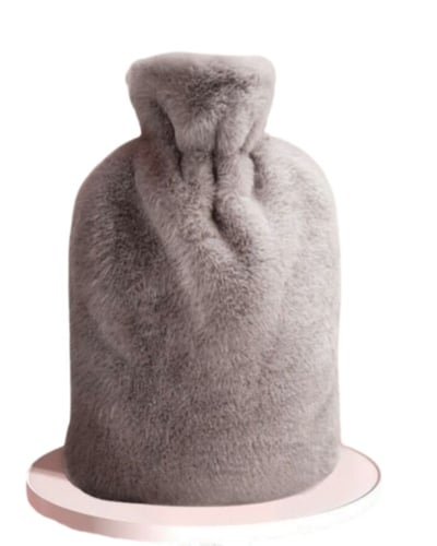 قربة ماء ساخن بغطاء قطيفة مميز