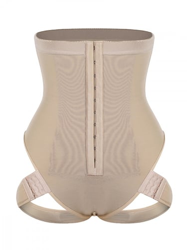 مشد رفع المؤخرة بخصر مرتفع مع أشرطة تحكم جانبية