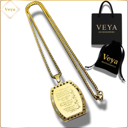 سلسلة مطلية بالذهب من VEYA ACCESSORIES – تصميم فاخ...